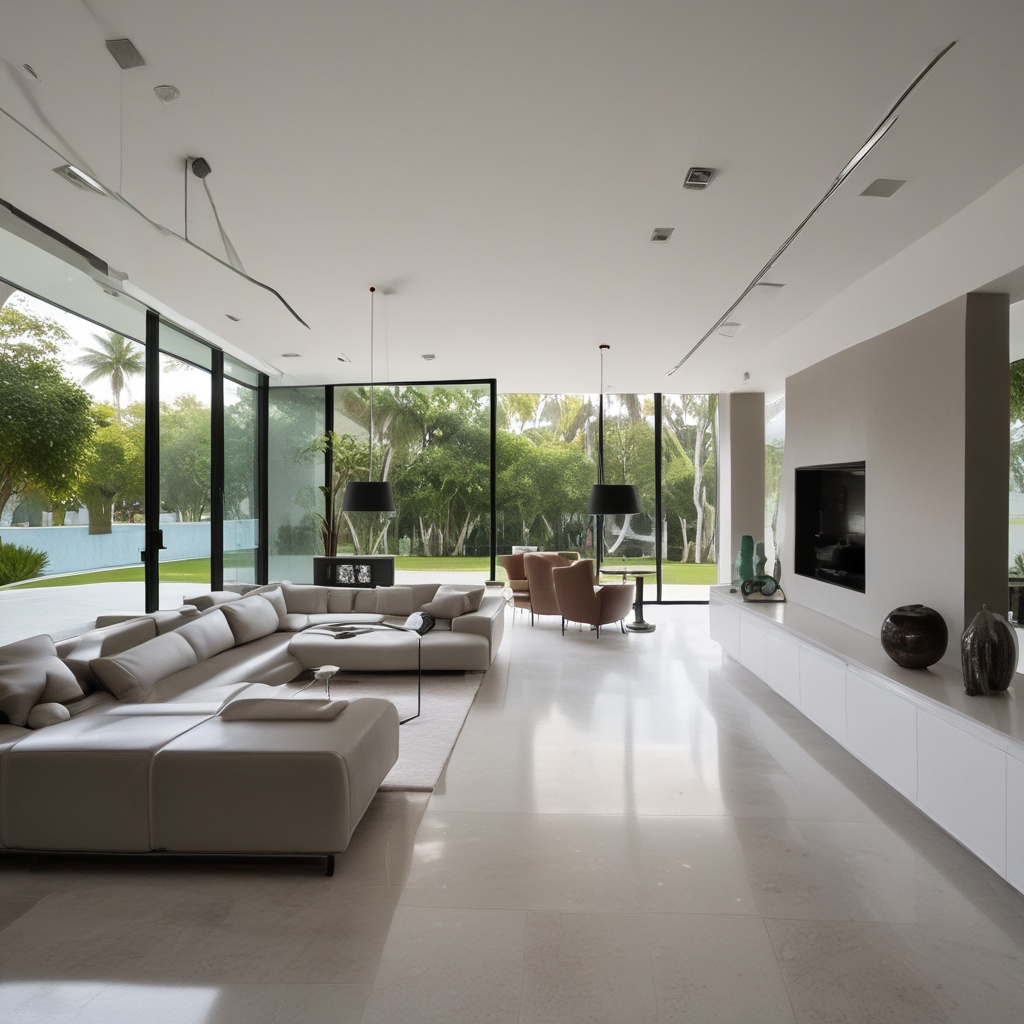 House in Aurora Ave, Miami, interior with modern design